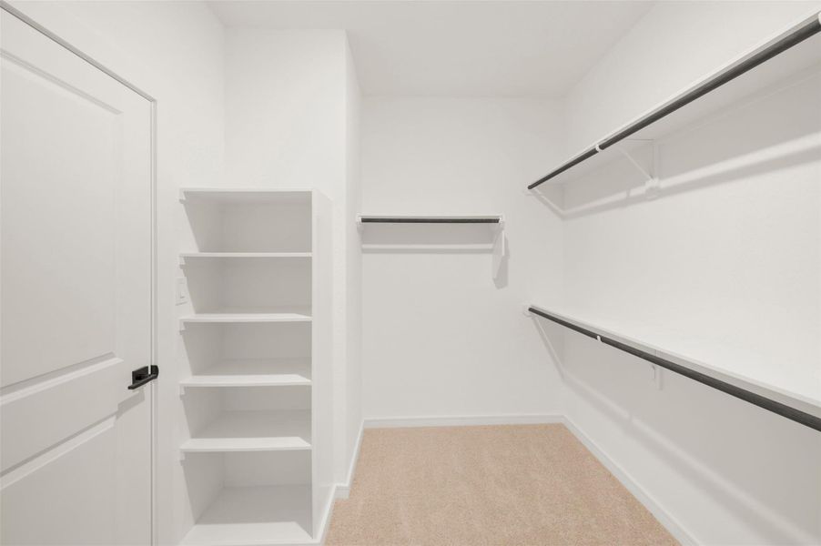 Primary walk-in closet