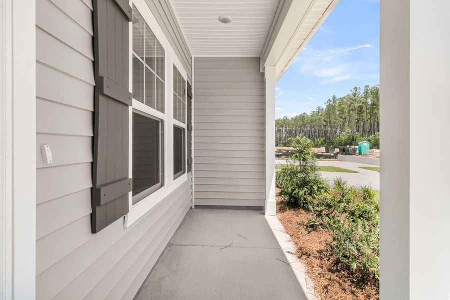 Exterior details and patio area of a home in , Summerville (Image 3). Exterior details and patio area of a home in , Summerville (Image 3).
