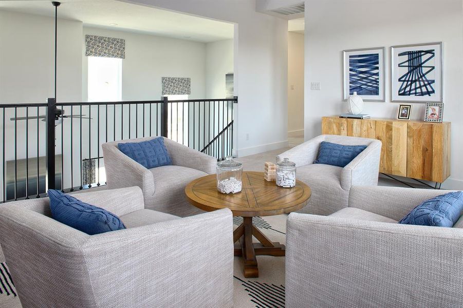 Furnished interior view inside a new home in Edgewater, Royse City (Image 16).