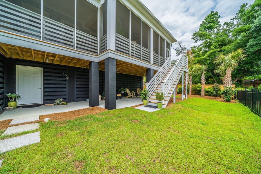 Exterior details and patio area of a home in , Mount Pleasant (Image 41).