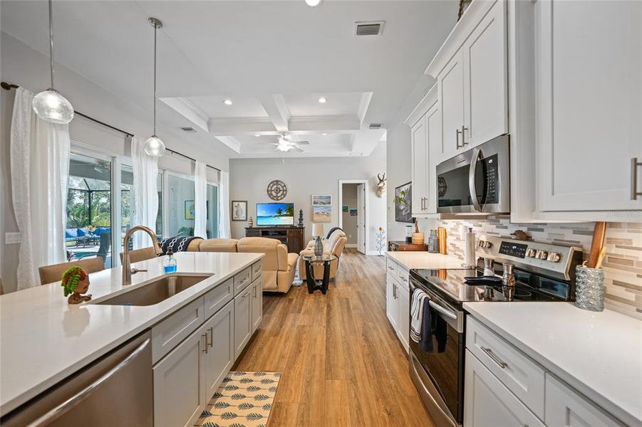 Furnished interior view inside a new home in , Punta Gorda (Image 12).