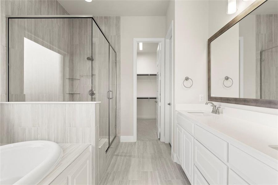 Furnished interior view inside a new home in River Ranch, Van Alstyne (Image 14). Furnished interior view inside a new home in River Ranch, Van Alstyne (Image 14).