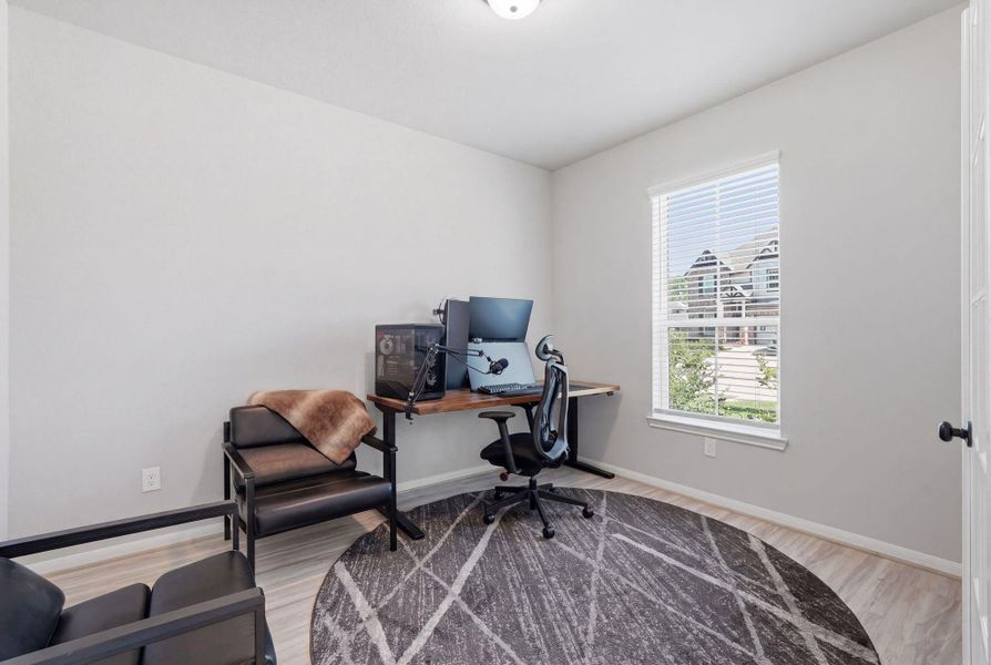 Furnished interior view inside a new home in Lexington Heights, Willis (Image 5).