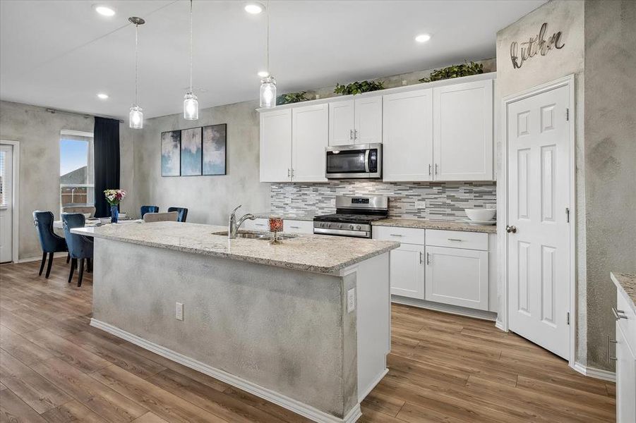 Furnished interior view inside a new home in Whitewing Trails, Princeton (Image 16).