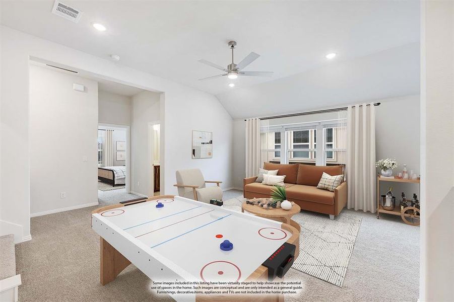 Furnished interior view inside a new home in Liberty, Melissa (Image 12).