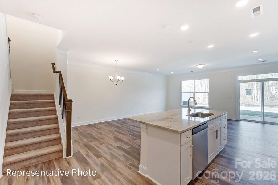 Furnished interior view inside a new home in Harrisburg Village, Harrisburg (Image 8).