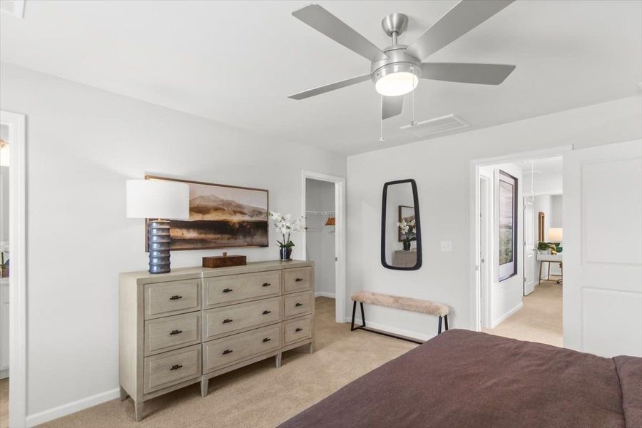 Furnished interior view inside a new home in Gardner Heights, Greer (Image 21). Furnished interior view inside a new home in Gardner Heights, Greer (Image 21).