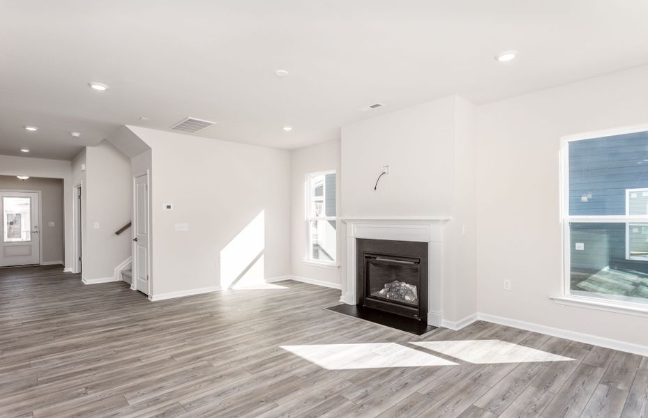 Spacious, unfurnished interior of a new home in Saunders Farm, Willow Spring (Image 11). Spacious, unfurnished interior of a new home in Saunders Farm, Willow Spring (Image 11).