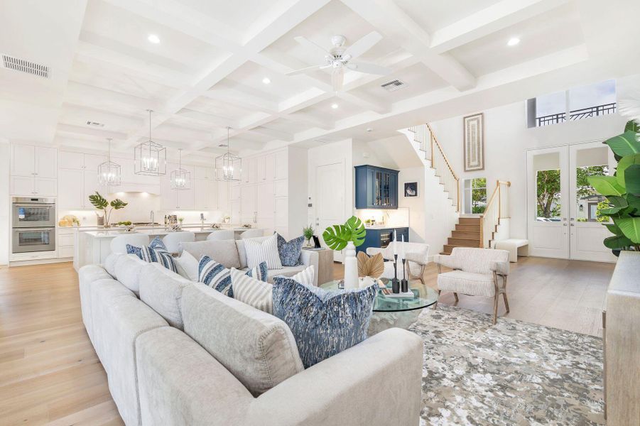 Furnished interior view inside a new home in , West Palm Beach (Image 8). Furnished interior view inside a new home in , West Palm Beach (Image 8).