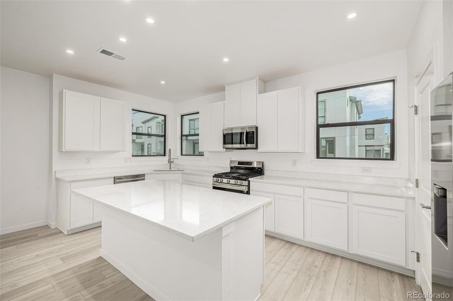 Furnished interior view inside a new home in , Denver (Image 9).