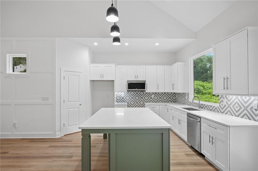 Furnished interior view inside a new home in , Atlanta (Image 8). Furnished interior view inside a new home in , Atlanta (Image 8).