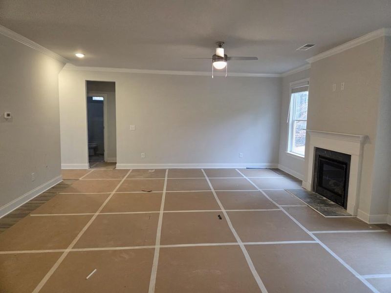 In-progress construction of a new home in Ruby Creek Estates, Atlanta, GA (Image 48).