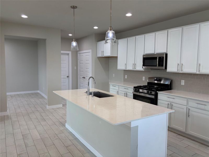 Furnished interior view inside a new home in Morton Creek Ranch, Katy (Image 8).