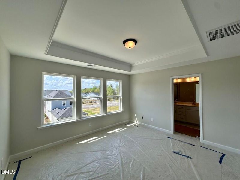 In-progress construction of a new home in Forestville Yard Townhomes, Knightdale, NC (Image 14).