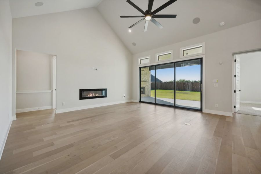 Representative unfurnished interior of a home built from the Nicosa by Chesmar Homes in The Vines, Haslet (Image 6). Representative unfurnished interior of a home built from the Nicosa by Chesmar Homes in The Vines, Haslet (Image 6).