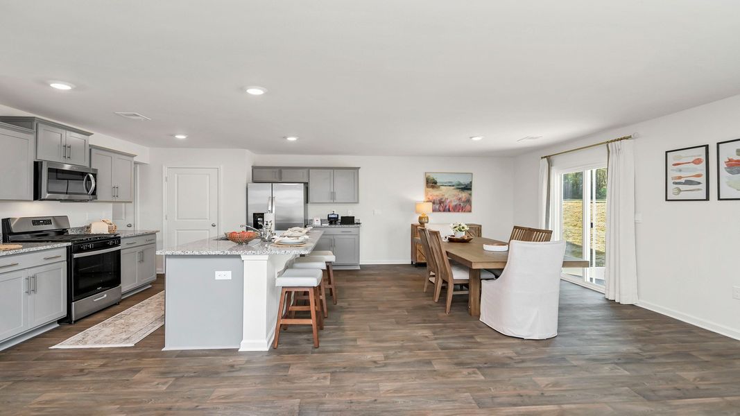 Representative furnished interior of a home built from the AISLE by D.R. Horton in Ferry Grove, Lexington (Image 15). Representative furnished interior of a home built from the AISLE by D.R. Horton in Ferry Grove, Lexington (Image 15).