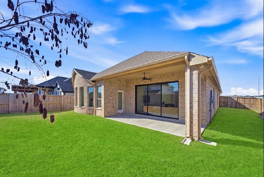 Exterior details and patio area of a home in Candela, Richmond (Image 26). Exterior details and patio area of a home in Candela, Richmond (Image 26).