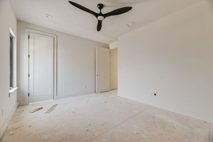 Upstairs secondary bedroom or flex room. Upstairs secondary bedroom or flex room.