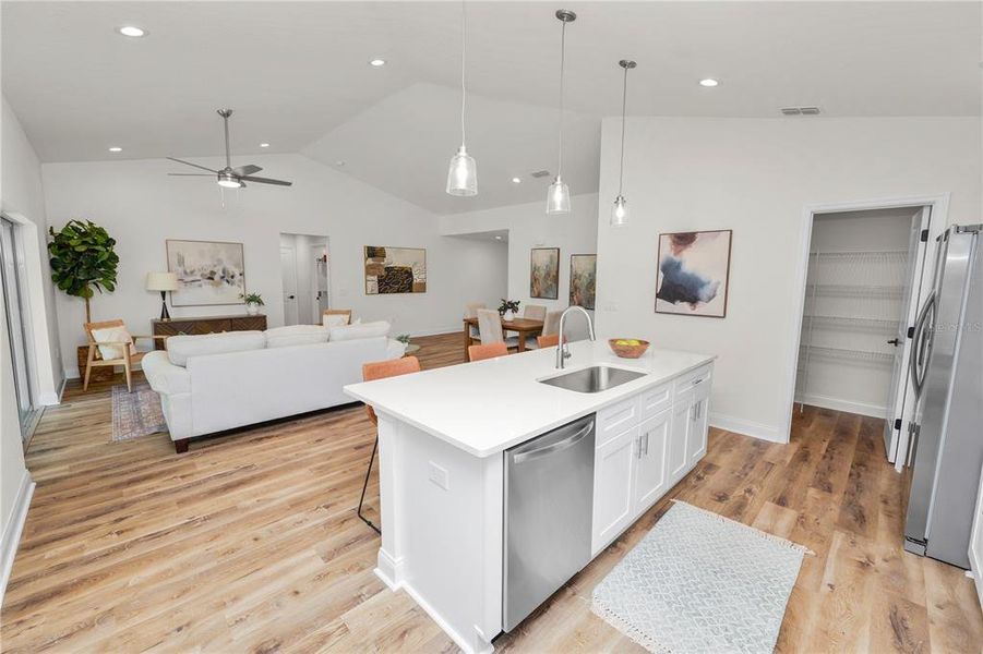 Furnished interior view inside a new home in , Eagle Lake (Image 17).