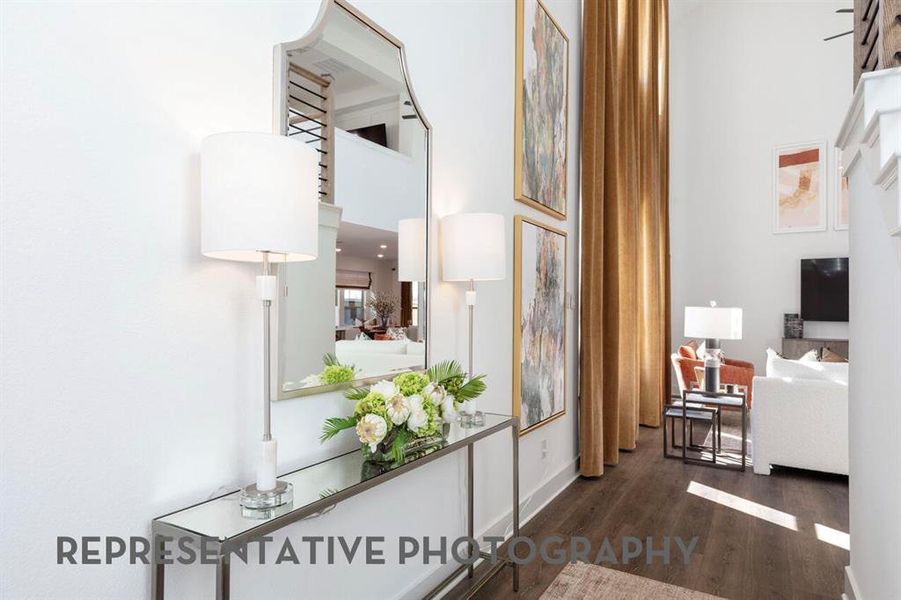Furnished interior view inside a new home in Aster Park, McKinney (Image 30).