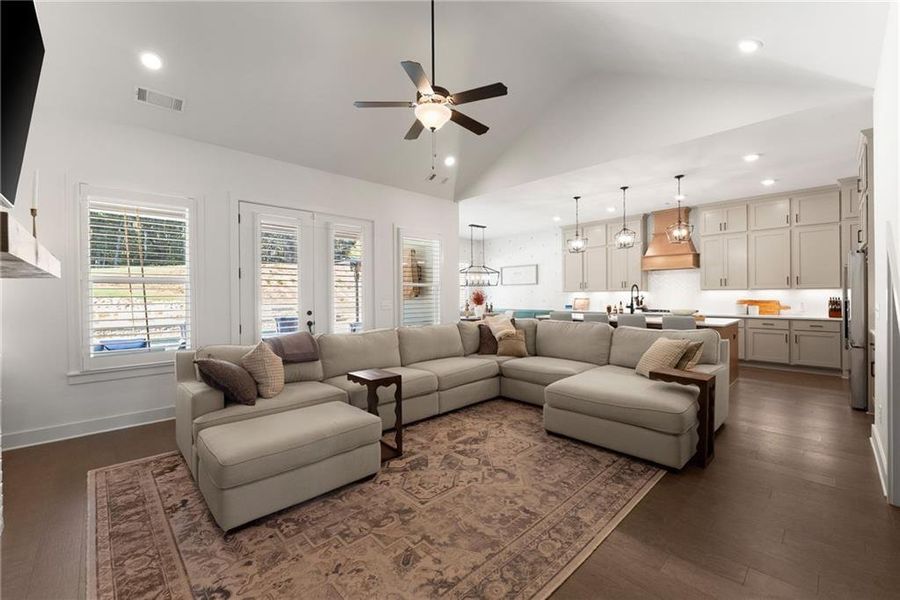 Furnished interior view inside a new home in , Cumming (Image 6).