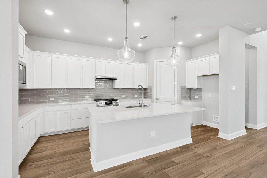 Furnished interior view inside a new home in Riceland 50’ Alley Load Homesites, Mont Belvieu (Image 6).