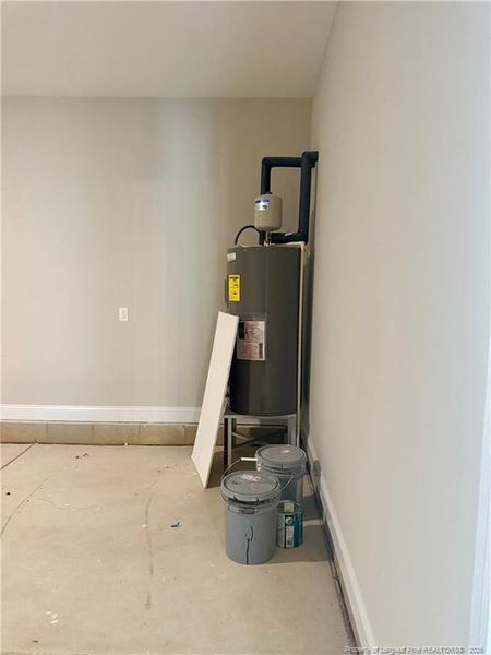 Water Heater in Garage