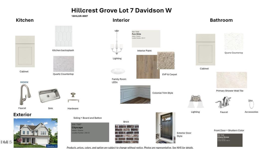 Interior/Exterior Colors