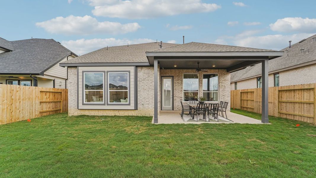 Representative exterior details of a home built from the Laramie by Chesmar Homes in Wildrye 45', Waller (Image 2). Representative exterior details of a home built from the Laramie by Chesmar Homes in Wildrye 45', Waller (Image 2).