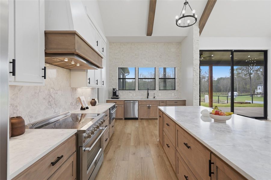 Furnished interior view inside a new home in , Willis (Image 13).