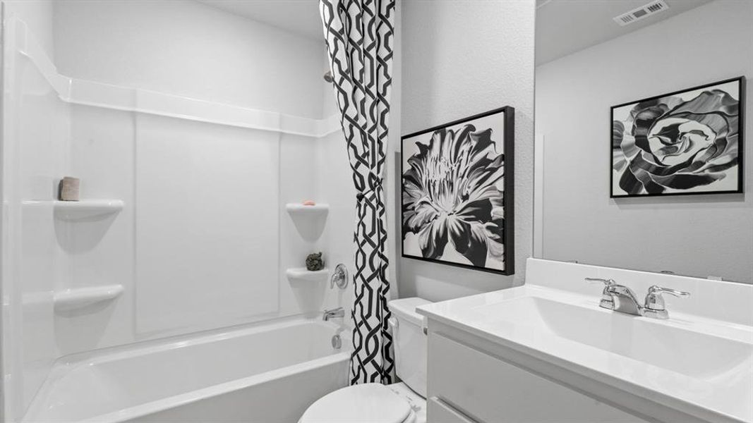 Furnished interior view inside a new home in Rock Creek West, Fort Worth (Image 26).