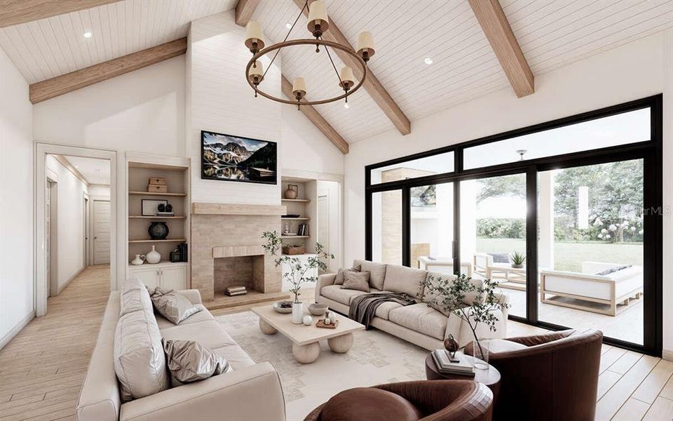 Furnished interior view inside a new home in , Brooksville (Image 6).