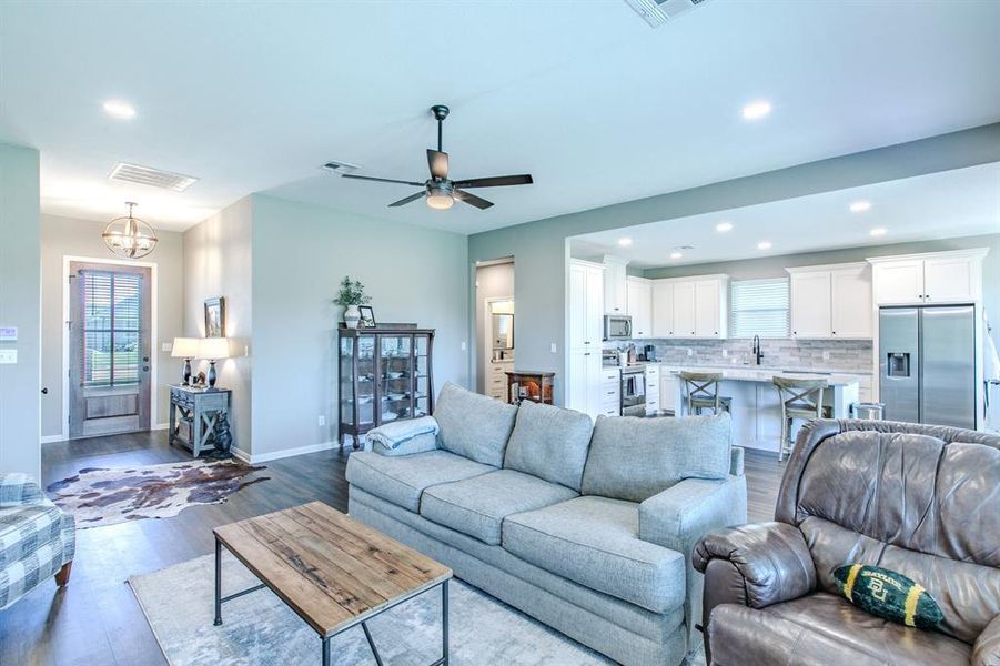 Furnished interior view inside a new home in , Waco (Image 24).