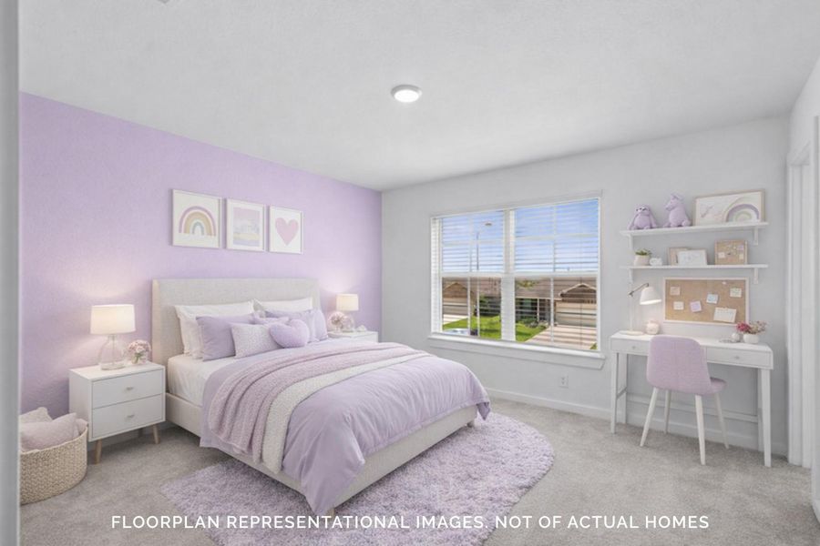 Furnished interior view inside a new home in Marvida, Cypress (Image 7).