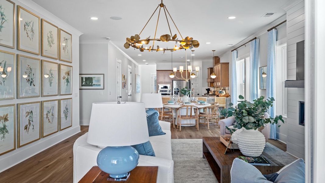 Furnished interior view inside a new home in , Summerville (Image 13). Furnished interior view inside a new home in , Summerville (Image 13).