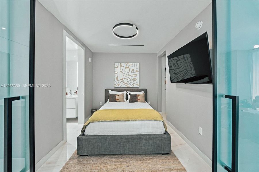 Furnished interior view inside a new home in , Miami (Image 6).