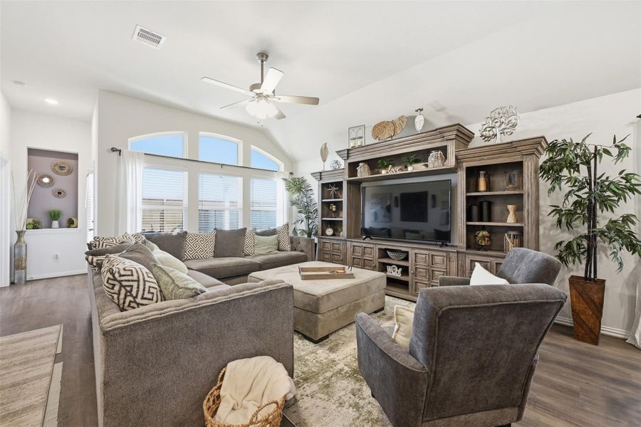 Furnished interior view inside a new home in Oakwood Estates, Waller (Image 10).