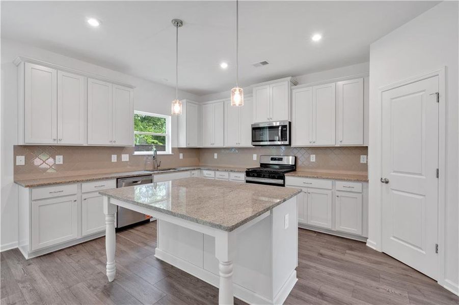 Furnished interior view inside a new home in The Overlook at Factory Shoals, Mableton (Image 6).