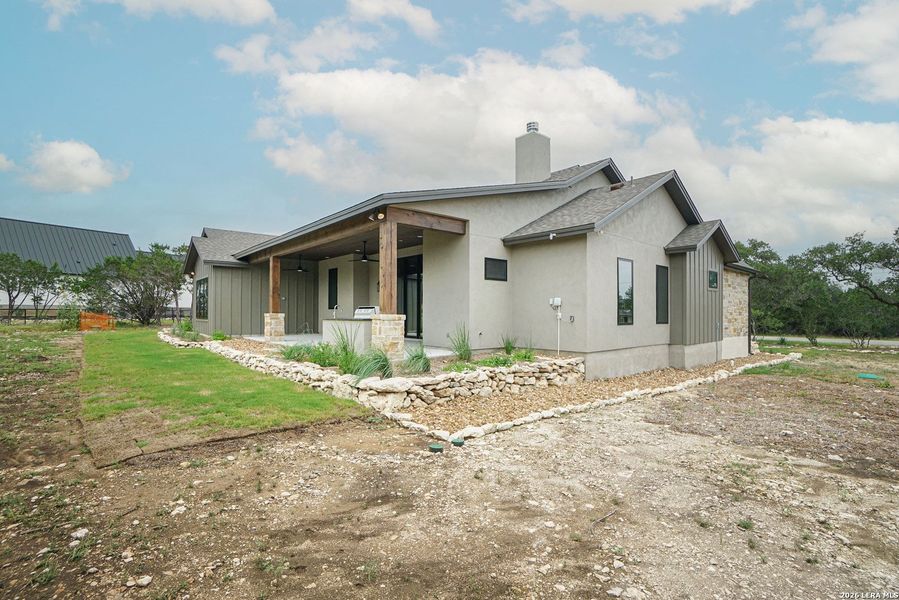 Exterior details and patio area of a home in , Spring Branch (Image 23). Exterior details and patio area of a home in , Spring Branch (Image 23).