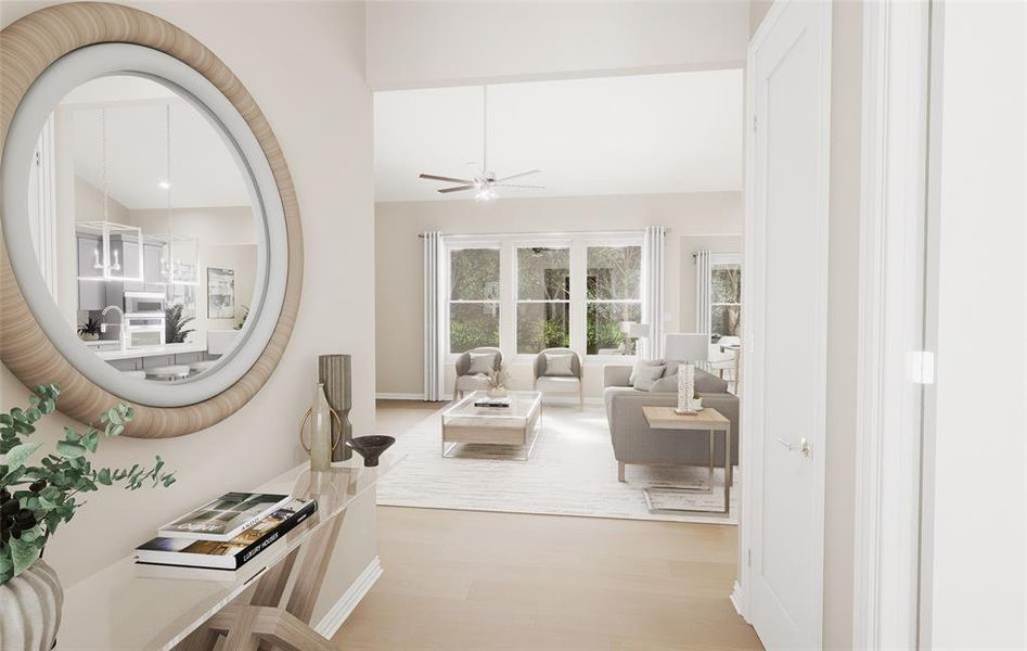 Furnished interior view inside a new home in , Azle (Image 7). Furnished interior view inside a new home in , Azle (Image 7).