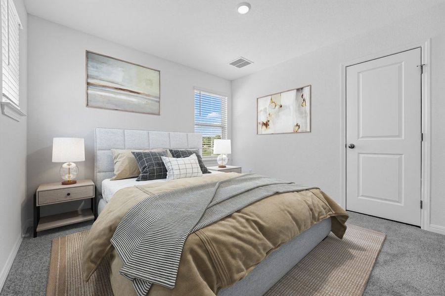 Furnished interior view inside a new home in Sunfield, Buda (Image 13).