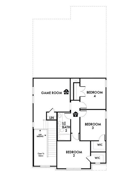2D floor plan layout for the Sequoia by Impression Homes in Churchill, Anna, TX (Image 4). 2D floor plan layout for the Sequoia by Impression Homes in Churchill, Anna, TX (Image 4).
