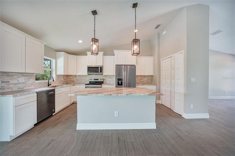Furnished interior view inside a new home in , Port Charlotte (Image 8). Furnished interior view inside a new home in , Port Charlotte (Image 8).