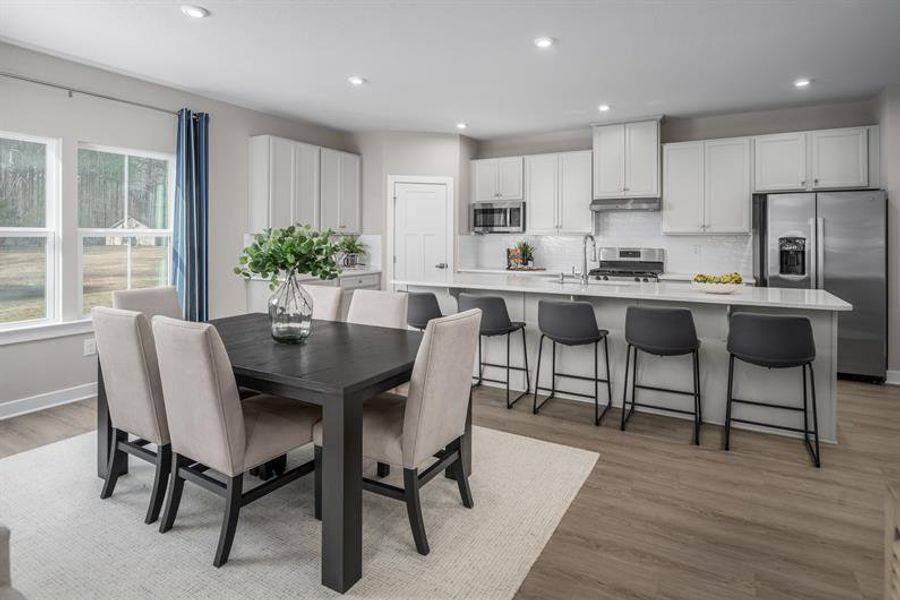 Representative furnished interior of a home built from the Palladio Ranch by Ryan Homes in Ravenfield, Charlotte (Image 6).