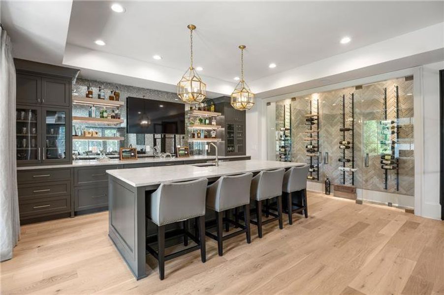 Furnished interior view inside a new home in , Alpharetta (Image 54).