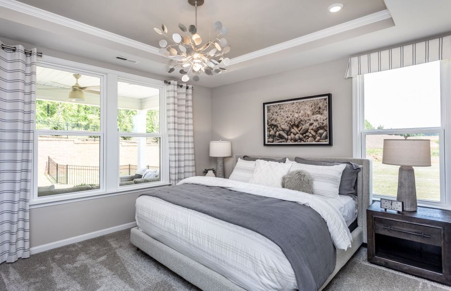 Representative furnished interior of a home built from the Contour by Del Webb in Del Webb at Chatham Park, Pittsboro (Image 8).