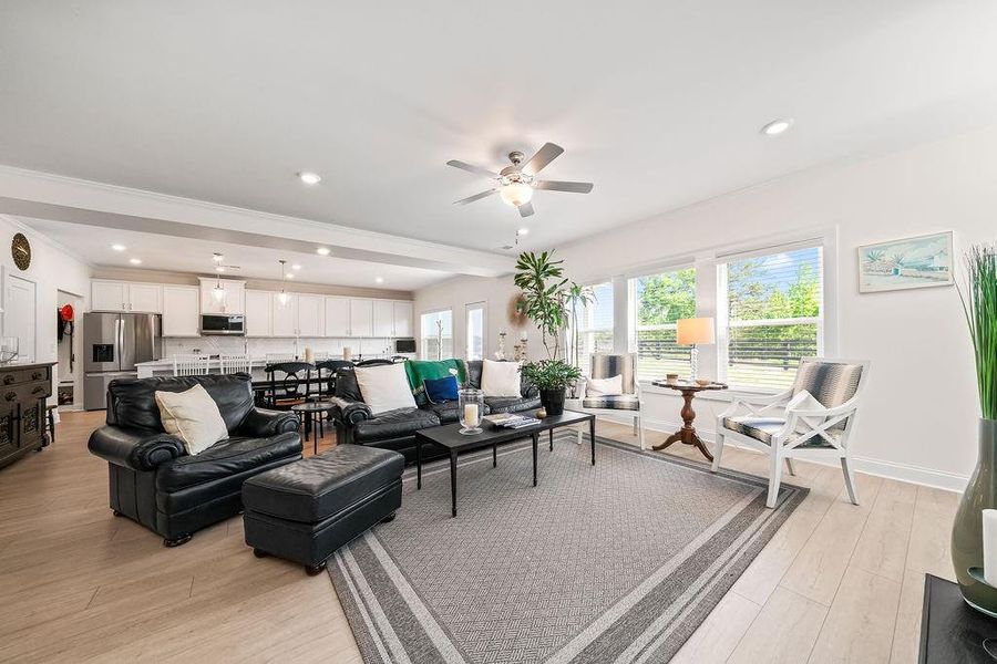 Furnished interior view inside a new home in , Dallas (Image 16).
