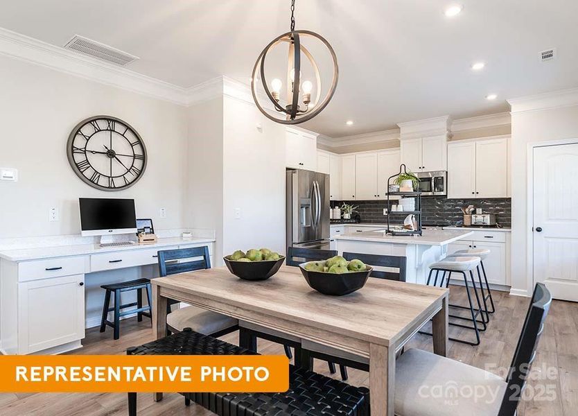 Furnished interior view inside a new home in Cedar Meadows, Monroe (Image 1).