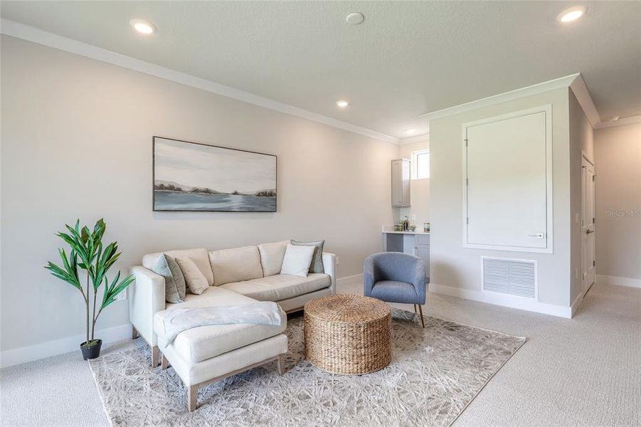 Furnished interior view inside a new home in , New Smyrna Beach (Image 11).