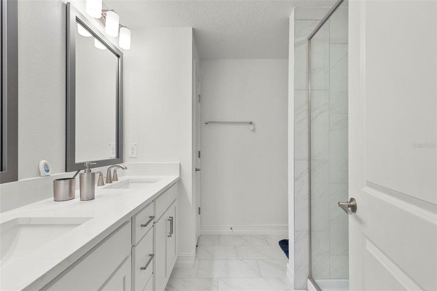 Furnished interior view inside a new home in Townes at Manhattan Crossing, Tampa (Image 40).